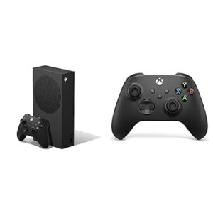 Xbox Series S - 1TB and black wireless controller